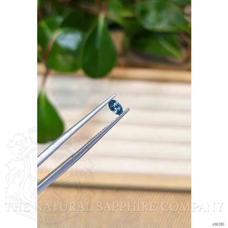 0.23 Ct. Greenish Blue Sapphire from Montana