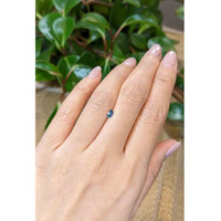 0.23 Ct. Greenish Blue Sapphire from Montana Life Style