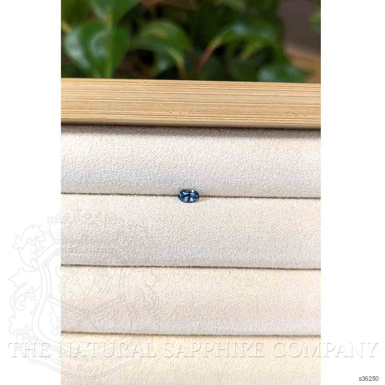 0.23 Ct. Greenish Blue Sapphire from Montana