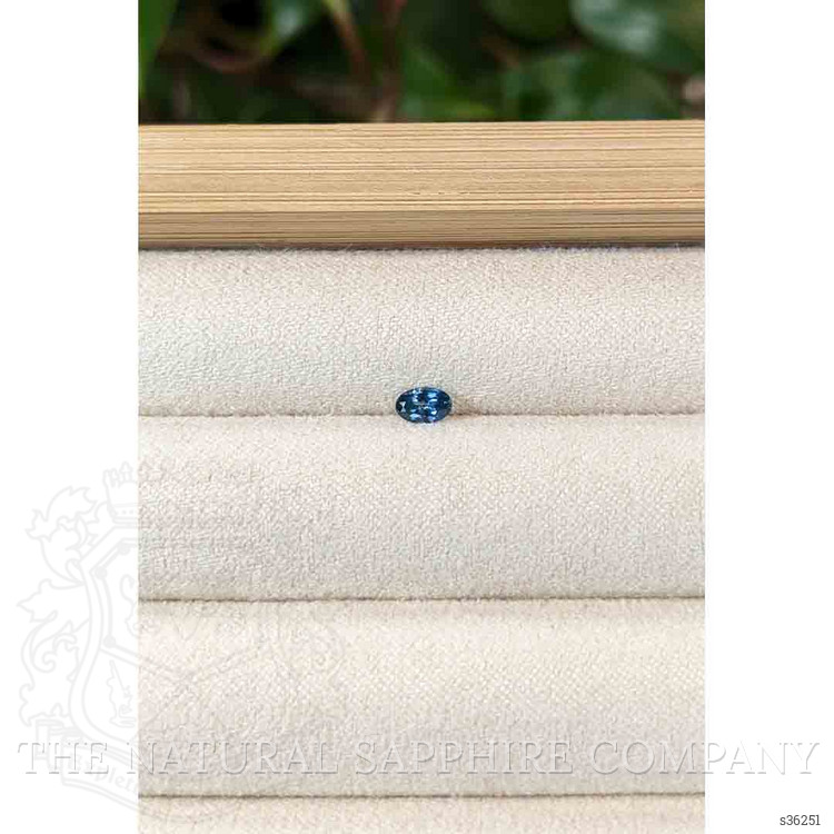 0.23 Ct. Greenish Blue Sapphire from Montana