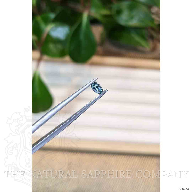 0.24 Ct. Greyish Blue Sapphire from Montana