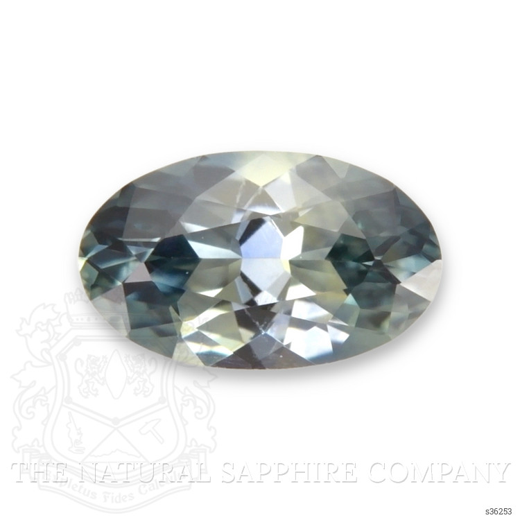 0.24 Ct. Bluish Green Sapphire from Montana