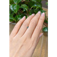 0.24 Ct. Bluish Green Sapphire from Montana Life Style