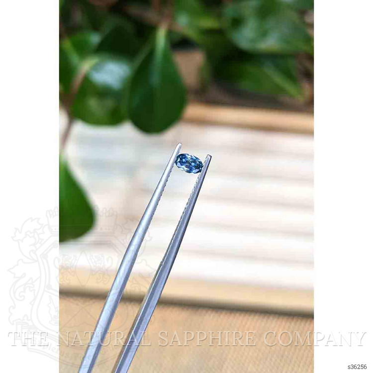 0.26 Ct. Blue Sapphire from Montana