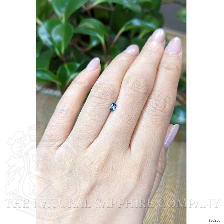 0.26 Ct. Blue Sapphire from Montana