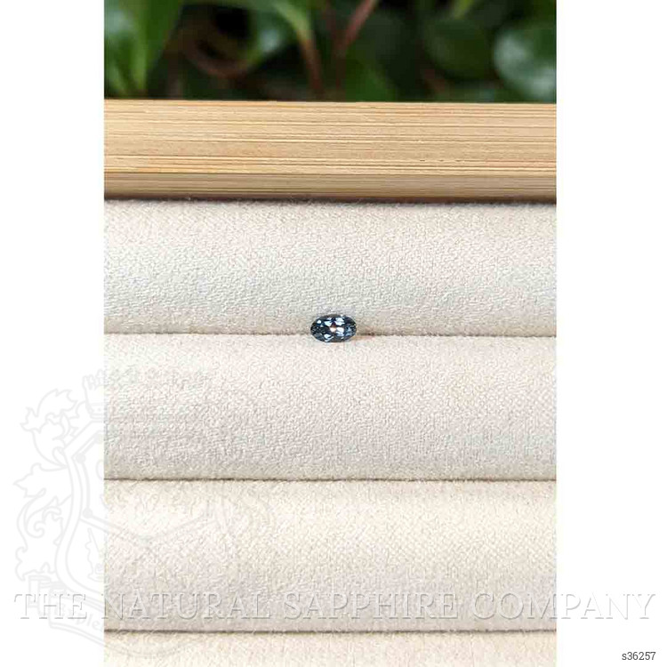 0.26 Ct. Greyish Blue Sapphire from Montana