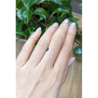 0.26 Ct. Greyish Blue Sapphire from Montana Life Style