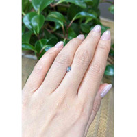 0.27 Ct. Greyish Blue Sapphire from Montana Life Style