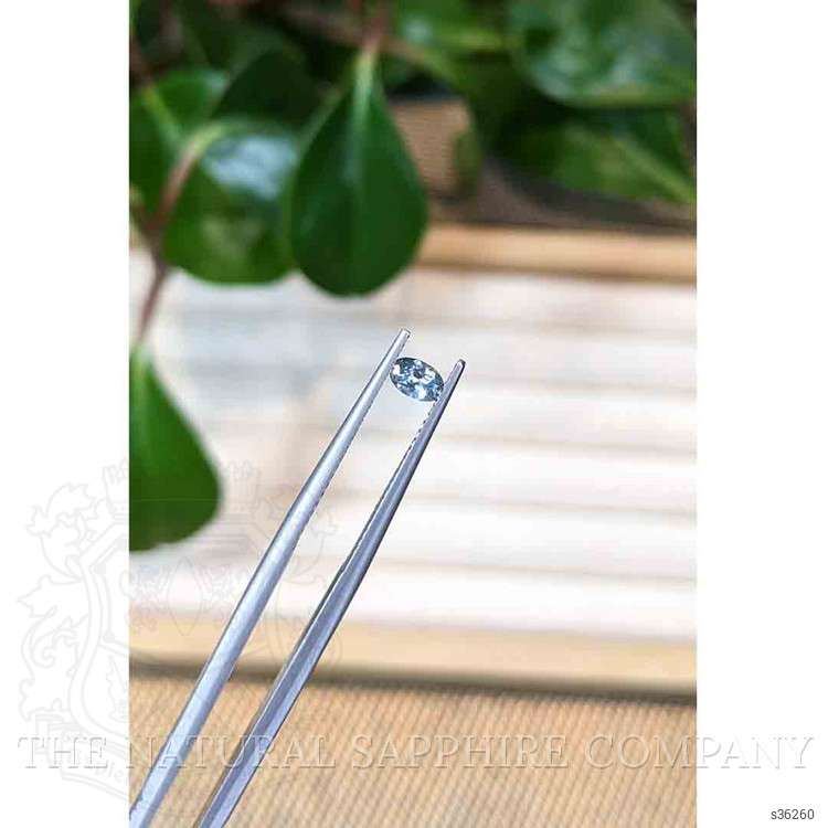 0.27 Ct. Greyish Blue Sapphire from Montana