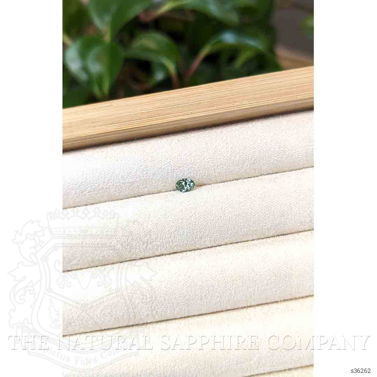 0.28 Ct. Bluish Green Sapphire from Montana