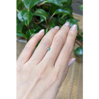 0.28 Ct. Bluish Green Sapphire from Montana Life Style