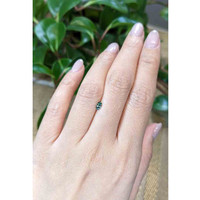 0.28 Ct. Green Sapphire from Montana Life Style