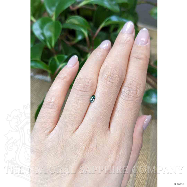 0.28 Ct. Green Sapphire from Montana