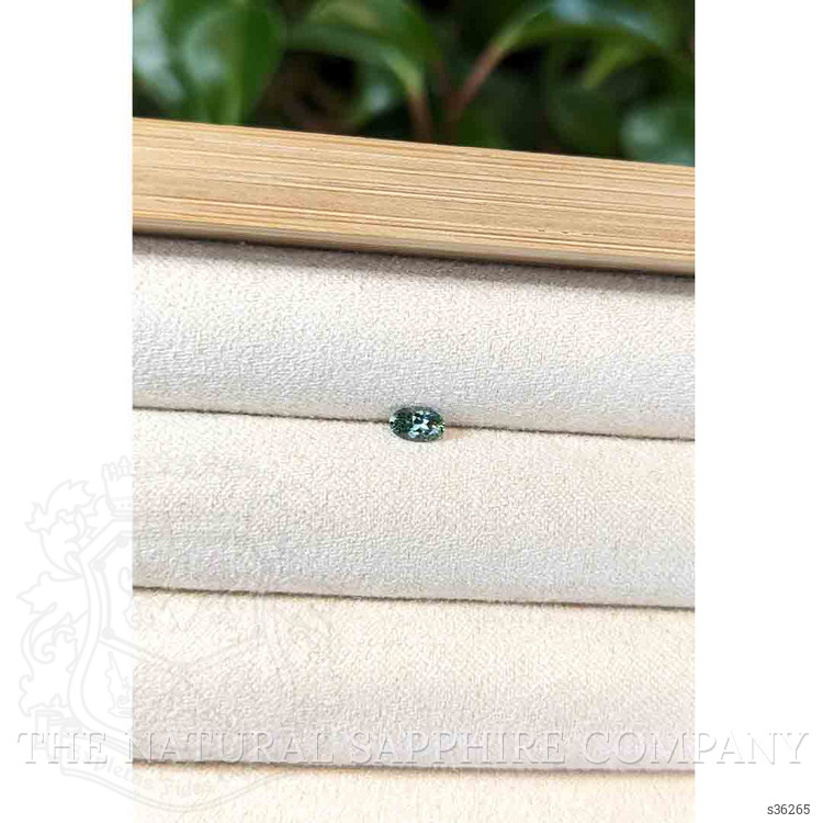 0.28 Ct. Bluish Green Sapphire from Montana