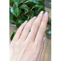 0.29 Ct. Bluish Green Sapphire from Montana Life Style