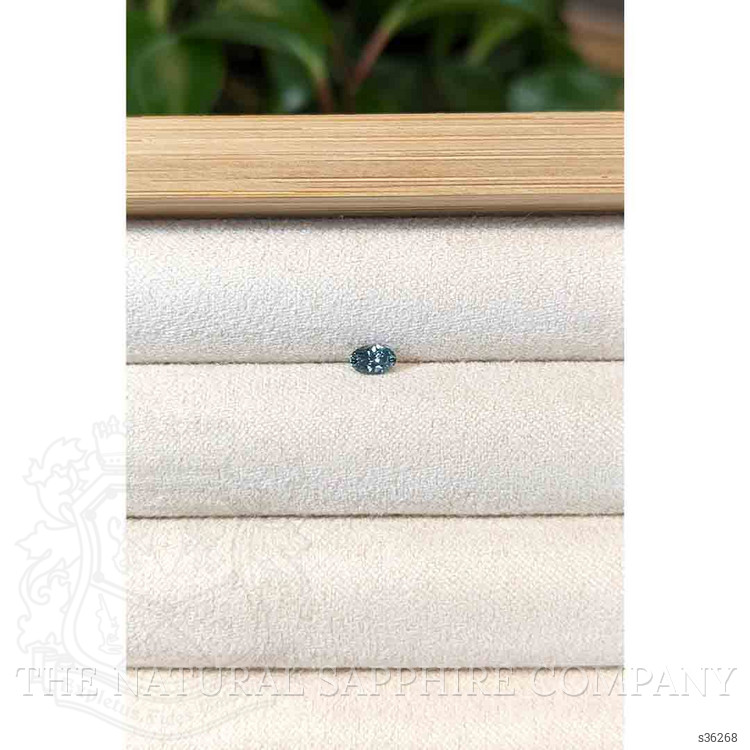 0.29 Ct. Greenish Blue Sapphire from Montana