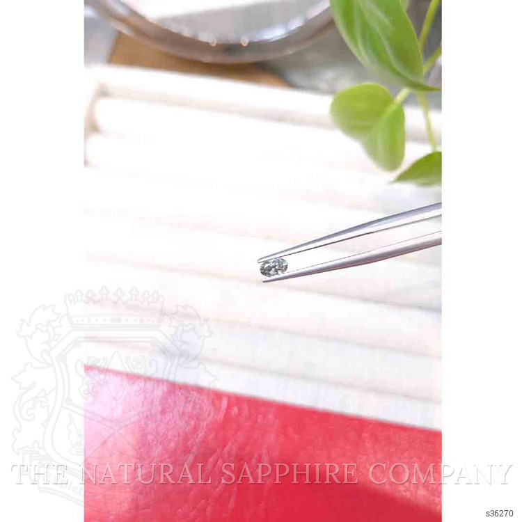 0.30 Ct. Green Sapphire from Montana