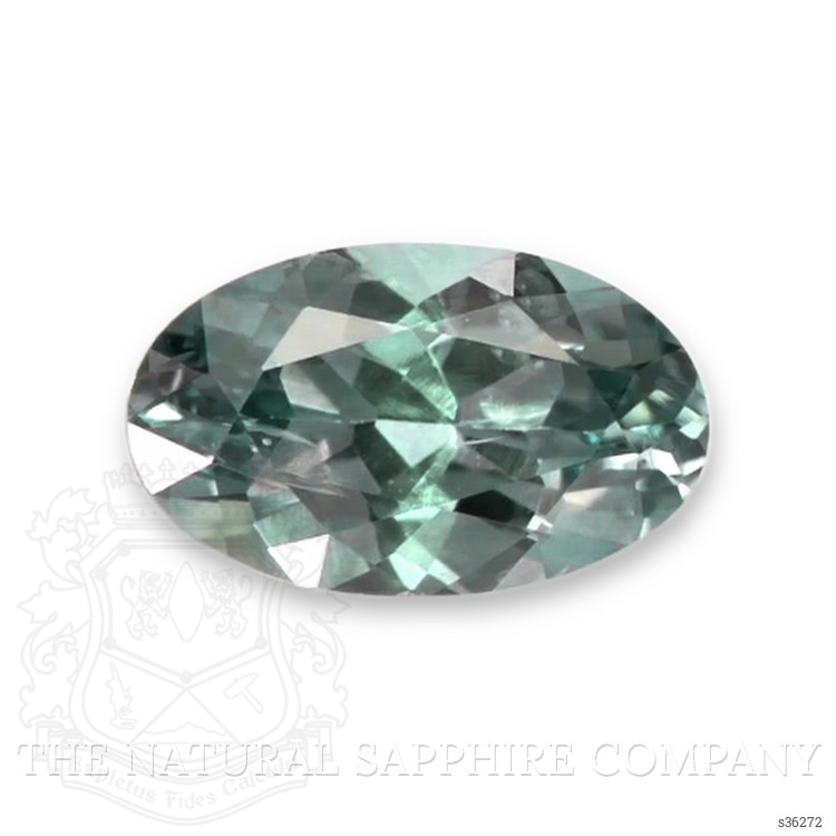 0.30 Ct. Green Sapphire from Montana