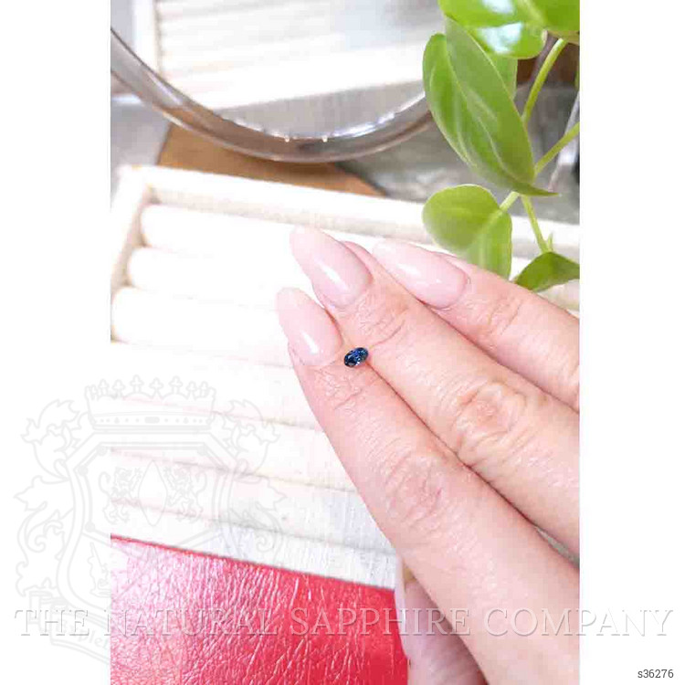 0.31 Ct. Blue Sapphire from Montana