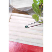 0.33 Ct. Bluish Green Sapphire from Montana Life Style