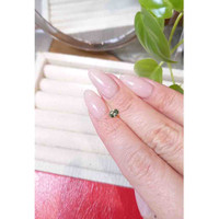 0.34 Ct. Yellowish Green Sapphire from Montana Life Style