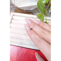 0.36 Ct. Bluish Green Sapphire from Montana Life Style