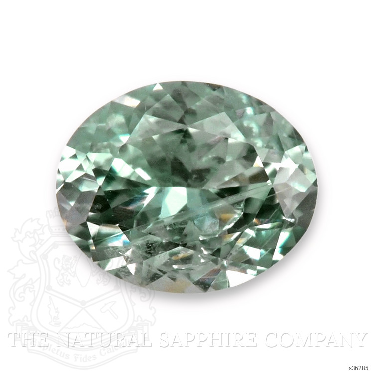 0.37 Ct. Green Sapphire from Montana