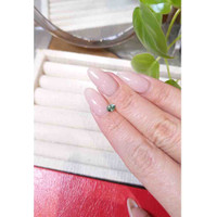 0.37 Ct. Green Sapphire from Montana Life Style