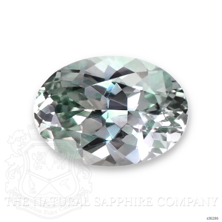0.38 Ct. Bluish Green Sapphire from Montana