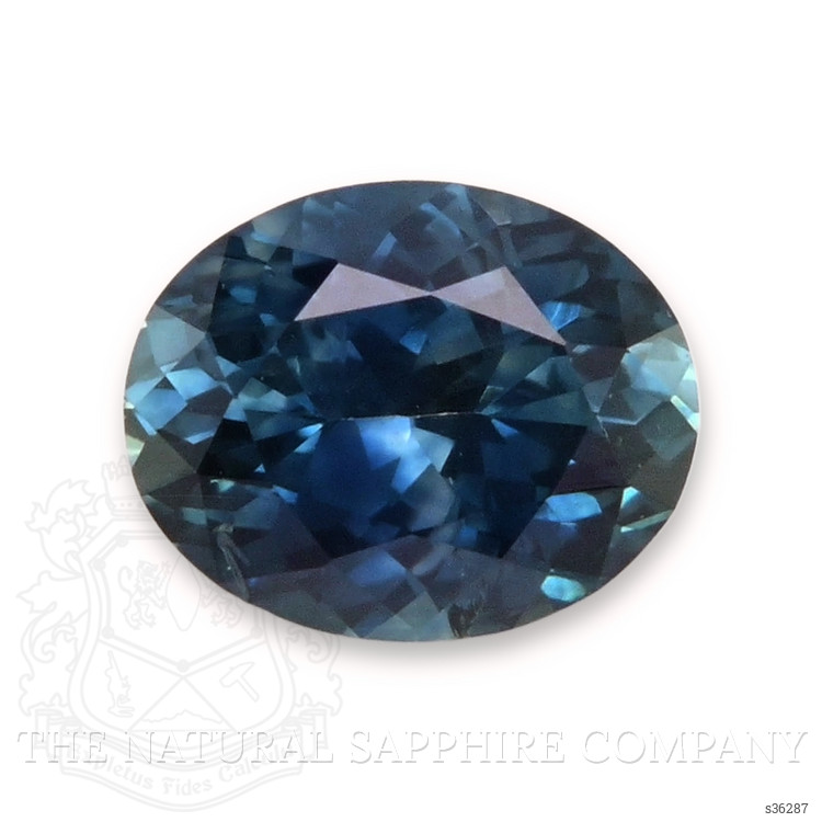 0.39 Ct. Greenish Blue Sapphire from Montana