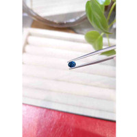 0.39 Ct. Greenish Blue Sapphire from Montana Life Style