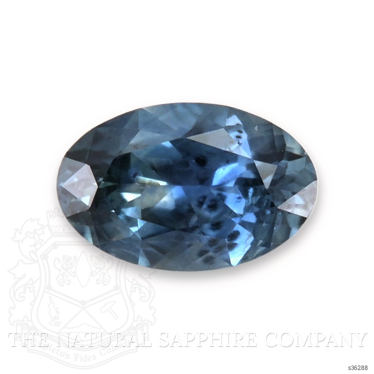 0.39 Ct. Greenish Blue Sapphire from Montana
