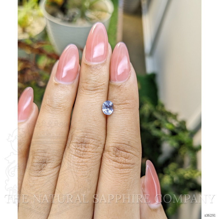 0.93 Ct. Blue Sapphire from Ceylon (Sri Lanka)