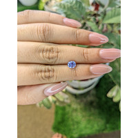 0.97 Ct. Violet Sapphire from Ceylon (Sri Lanka) Life Style