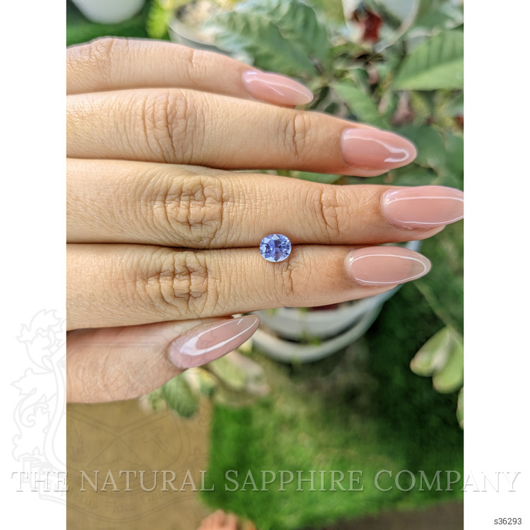 0.97 Ct. Violet Sapphire from Ceylon (Sri Lanka)