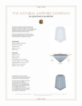 2.12 Ct. Yellow Sapphire from Ceylon (Sri Lanka) 3 D Scan Report
