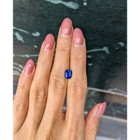 2.08 Ct. Blue Sapphire from Ceylon (Sri Lanka) Life Style