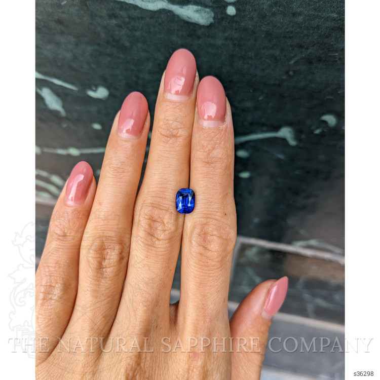 2.08 Ct. Blue Sapphire from Ceylon (Sri Lanka)
