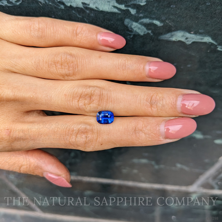 2.08 Ct. Blue Sapphire from Ceylon (Sri Lanka)