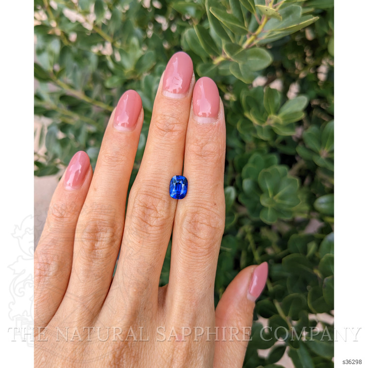 2.08 Ct. Blue Sapphire from Ceylon (Sri Lanka)