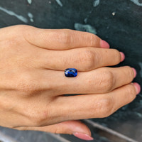 2.09 Ct. Blue Sapphire from Ceylon (Sri Lanka) Life Style