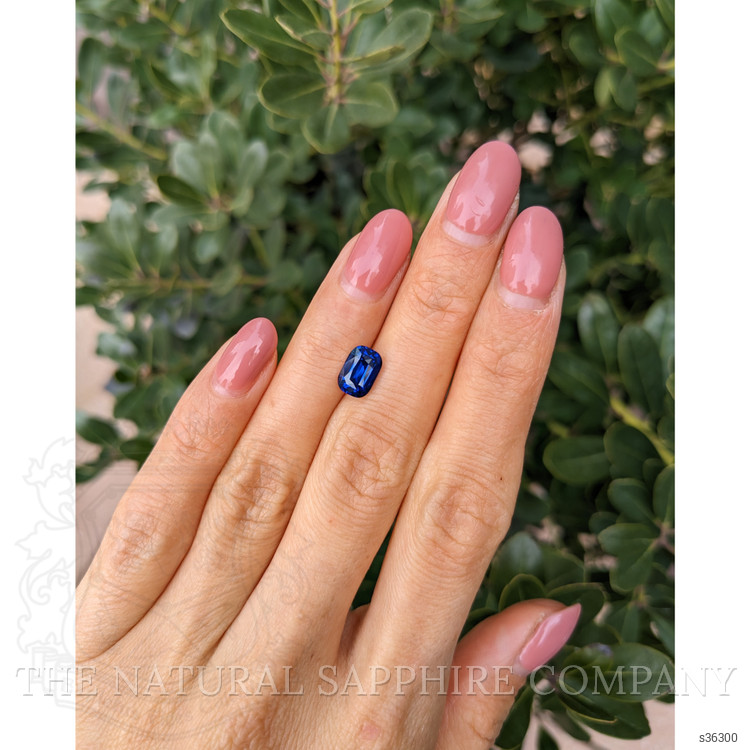 2.09 Ct. Blue Sapphire from Ceylon (Sri Lanka)