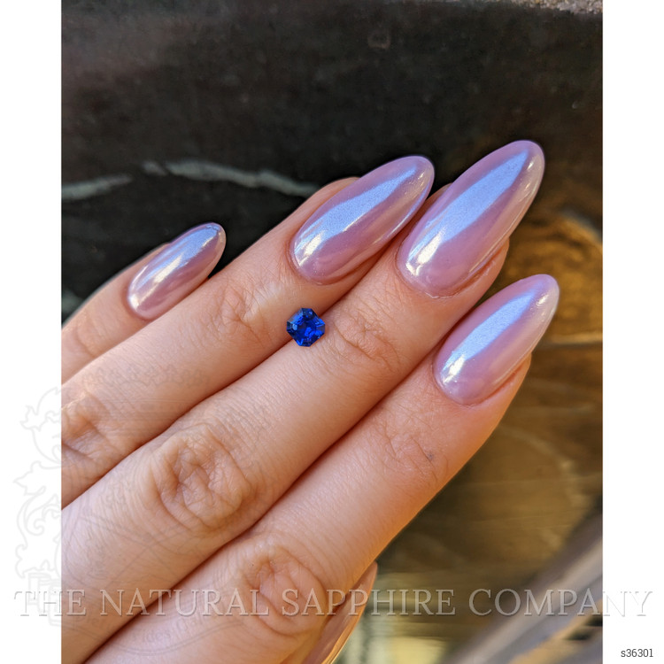 0.72 Ct. Blue Sapphire from Ceylon (Sri Lanka)