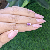 1.10 Ct. Purplish Pink Sapphire from Ceylon (Sri Lanka) Life Style