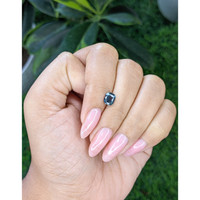 1.19 Ct. Greenish Blue Sapphire from Ceylon (Sri Lanka) Life Style