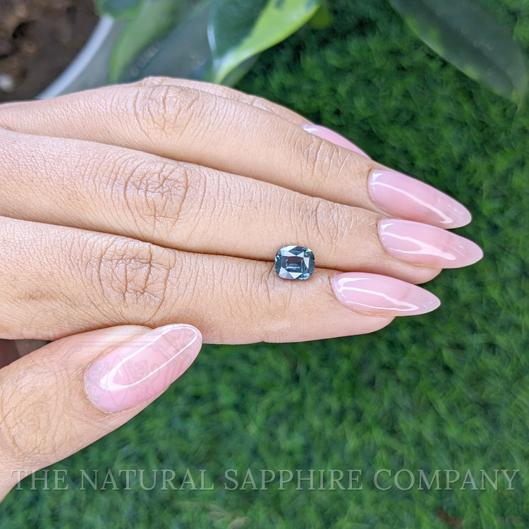 1.19 Ct. Greenish Blue Sapphire from Ceylon (Sri Lanka)