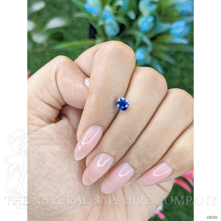 0.93 Ct. Blue Sapphire from Africa