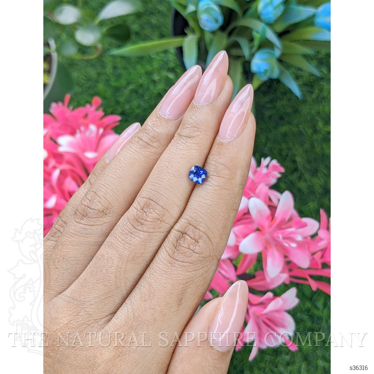 0.93 Ct. Blue Sapphire from Africa