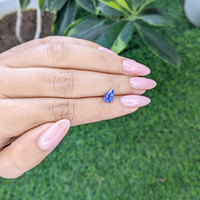 1.08 Ct. Blue Sapphire from Africa Life Style
