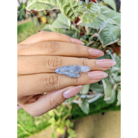 17.75 Ct. Blue Rough Sapphire Crystal from Ceylon (Sri Lanka) Life Style